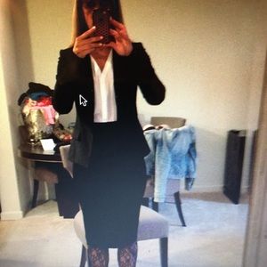 Roland mouret Banana Republic black pencil skirt